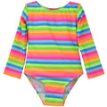 Girls 1 pc, Long Sleeve Swimsuit