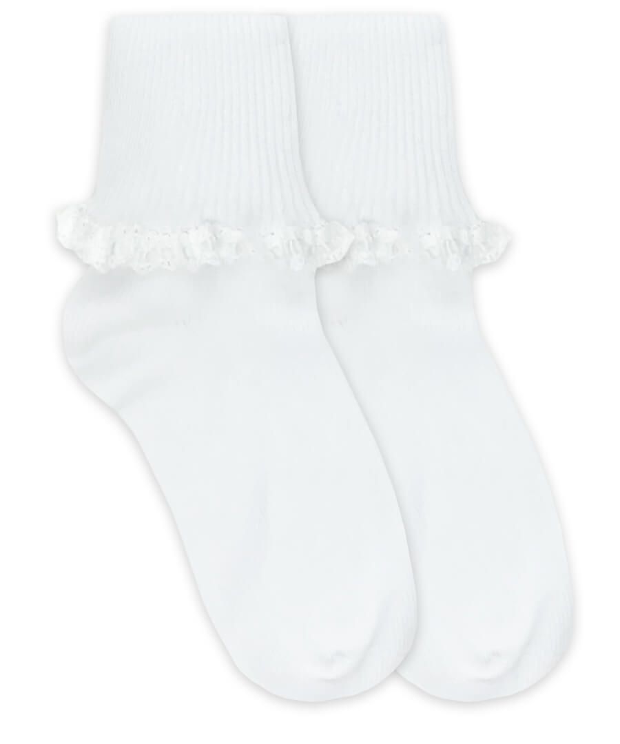 Baby & Girl Lace Sock W/Ribbon