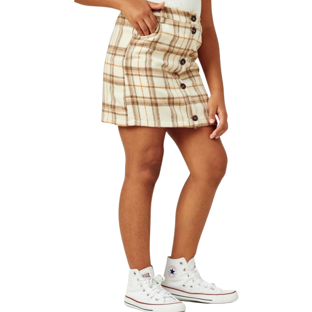 Junior Plaid Skirt
