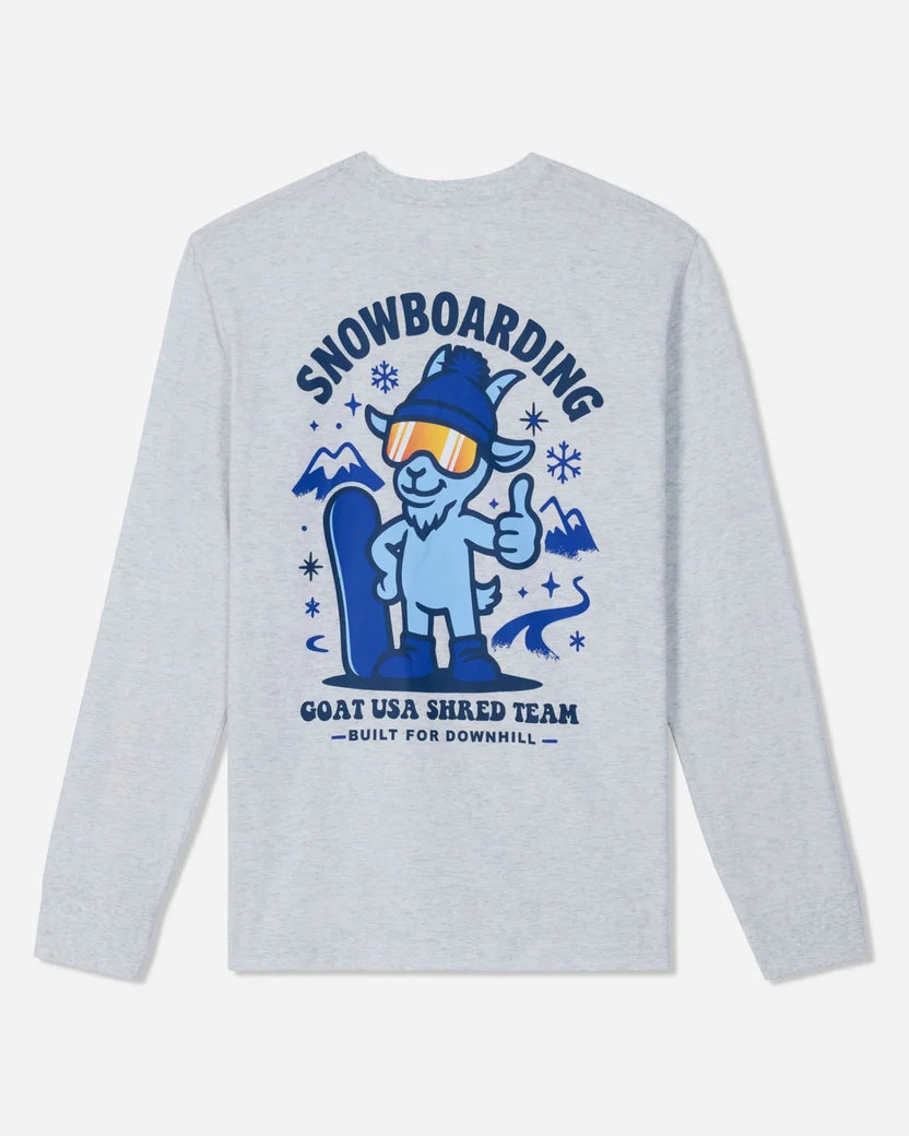 Snowboard Shred L/S T-Shirt
