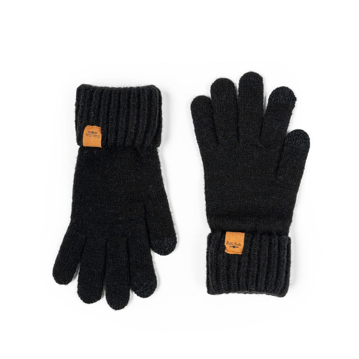 Adult Knit Gloves With Tech Finger