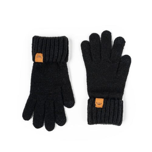 Adult Knit Gloves With Tech Finger