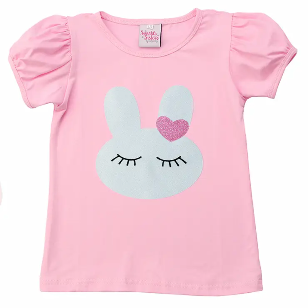 Love Bunny Puff Sleeve Tee
