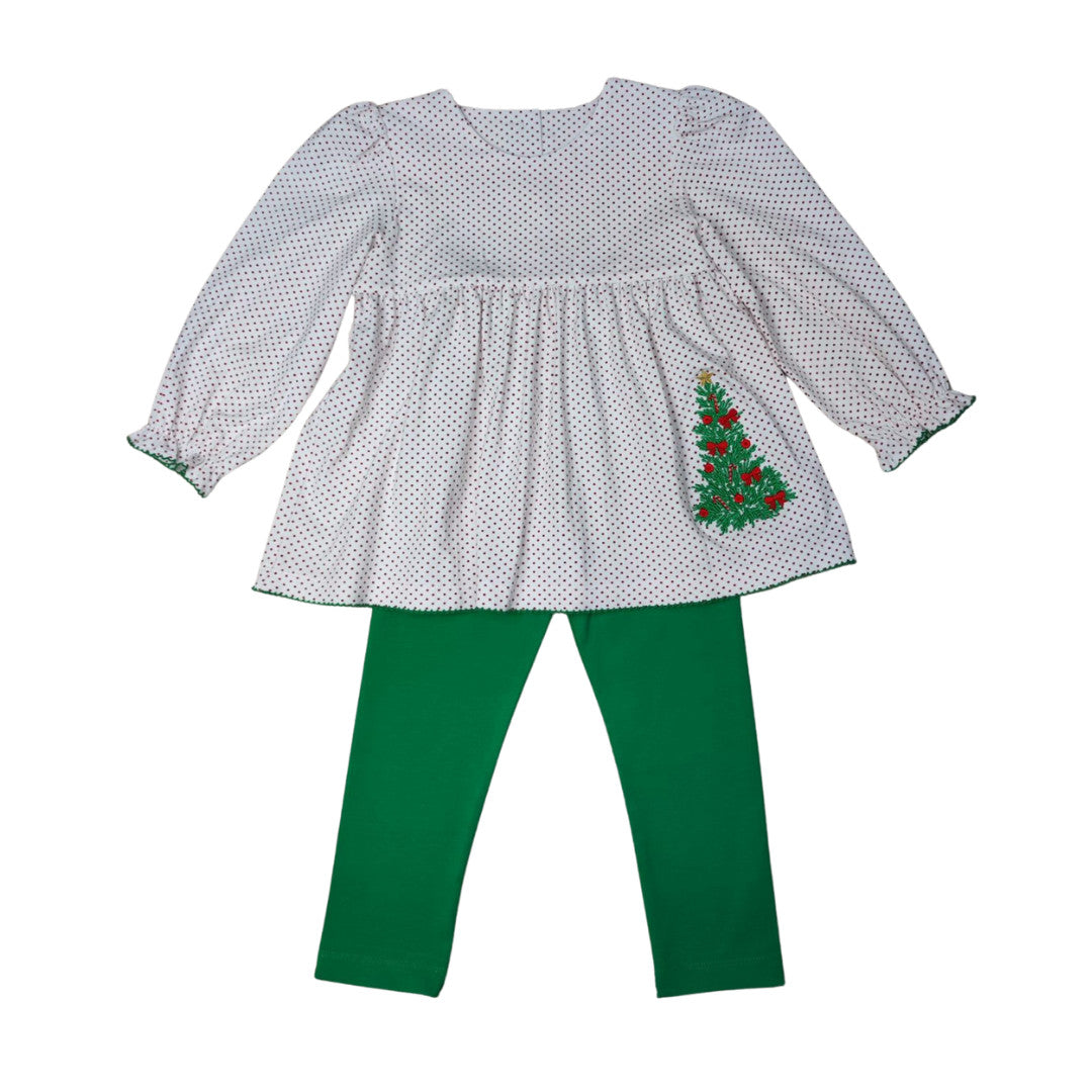 Sweet Christmas Tree Pant Set