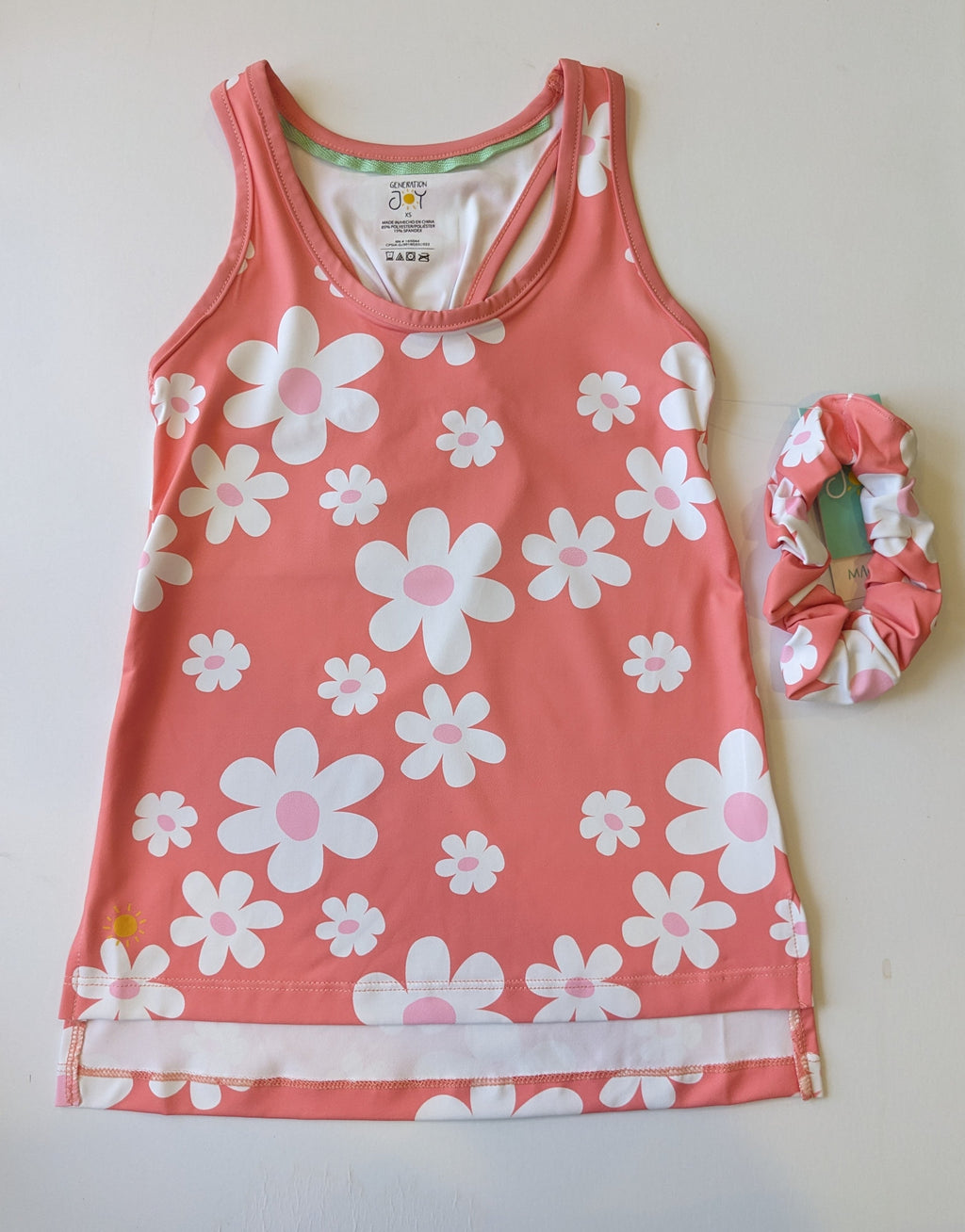 Junior girl active tank