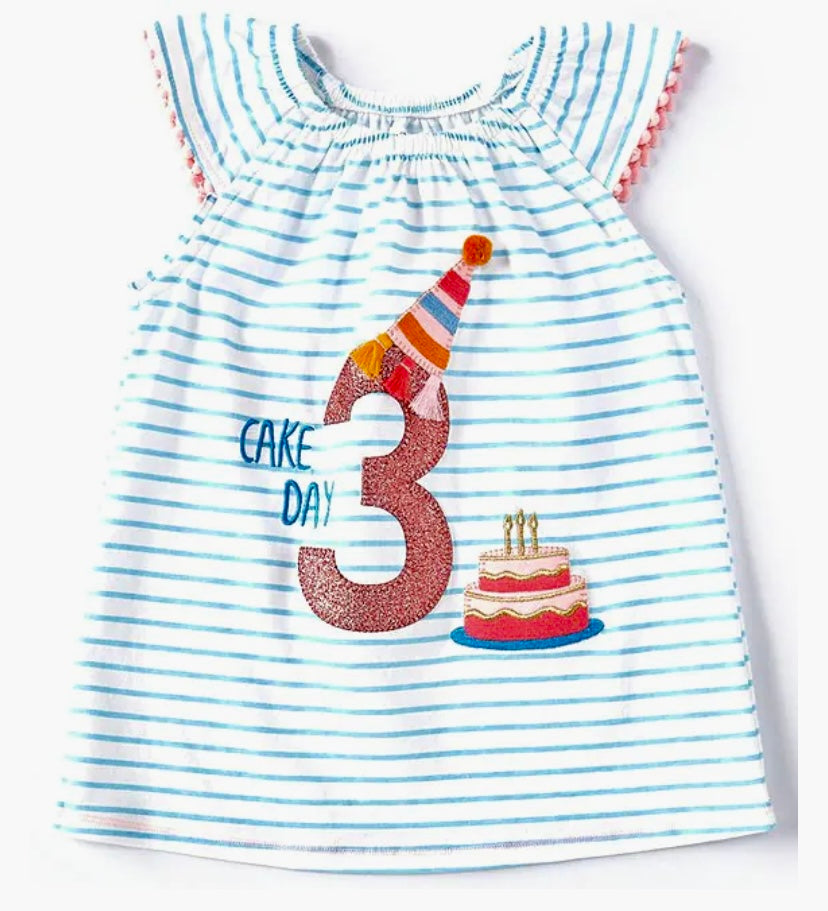 Mud Pie Girl Birthday Top