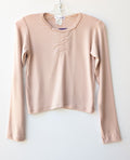Tween & Junior Knit, Square Neck L/S Top
