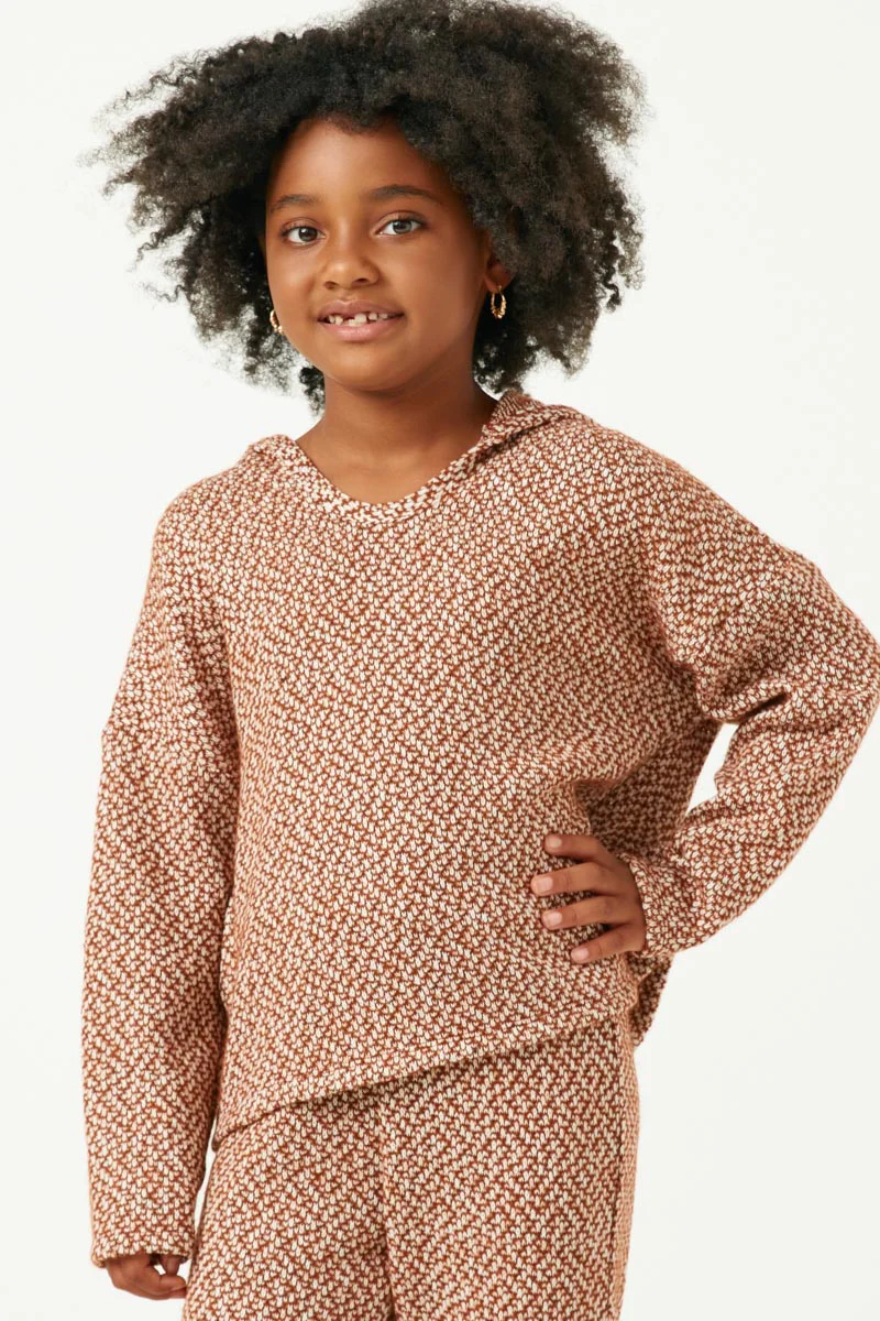 Junior Girl Hooded Top