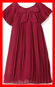 Mud Pie Claret Pleated Dress