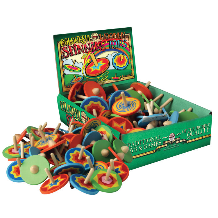 Wooden Spinning Tops
