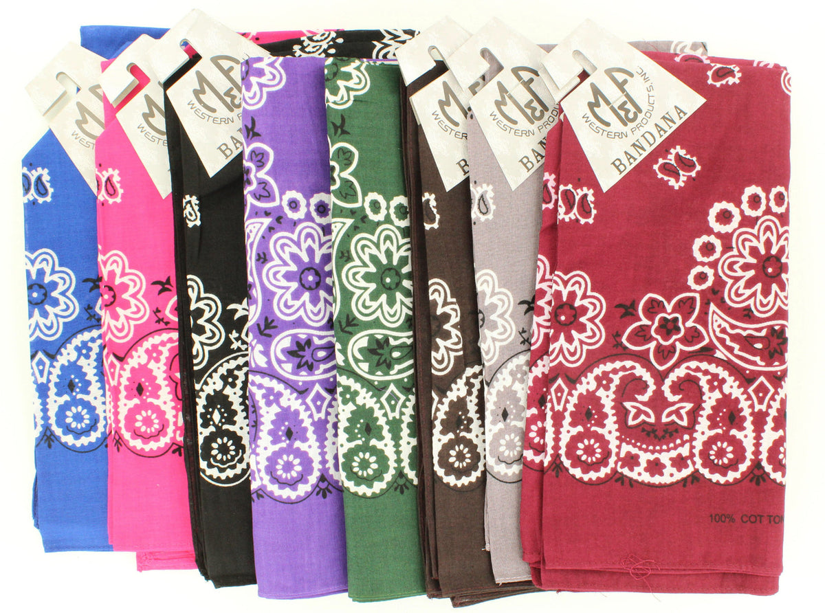 Traditional Dark Color Bandanas