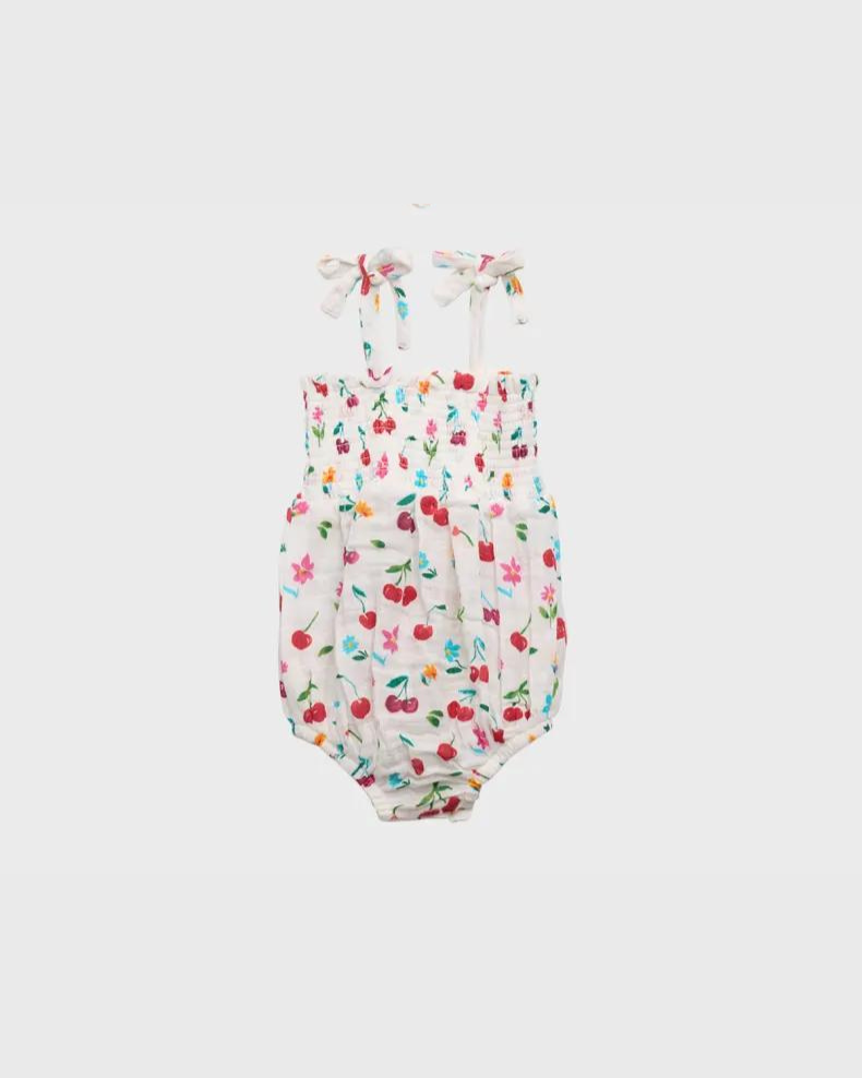 Baby / Toddler Muslin Smocked Bubble
