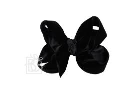 4.5" Velvet Clip Hair Bows