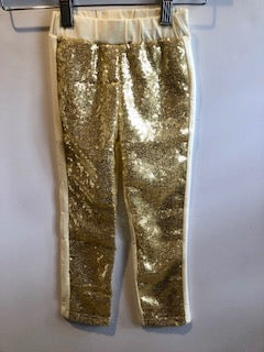 Girls Sequined Leggings