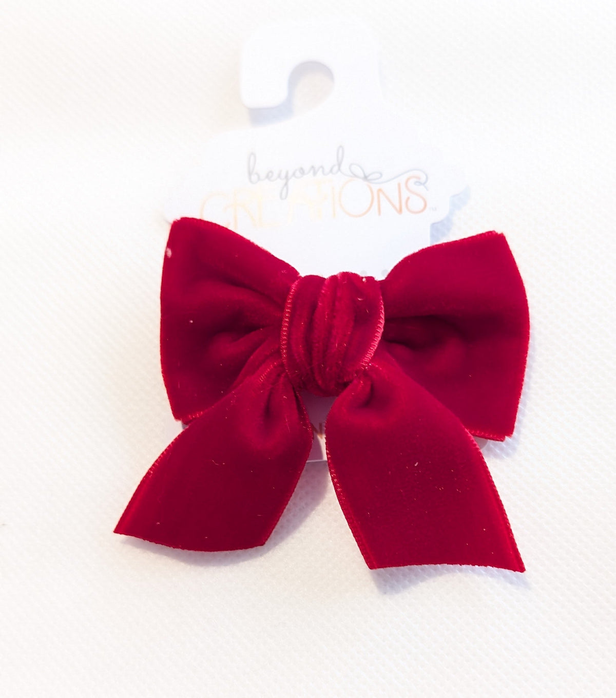 Mini Toddler Velvet Tail Hair Bow