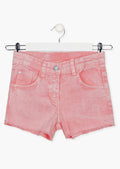 Tween Stretch Cotton Shorts w/Rips
