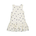 Girls Navy Bow Textured Knit Dress