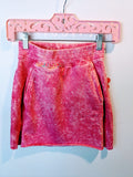 Jr. Knit Terry Raw Edge Skirt