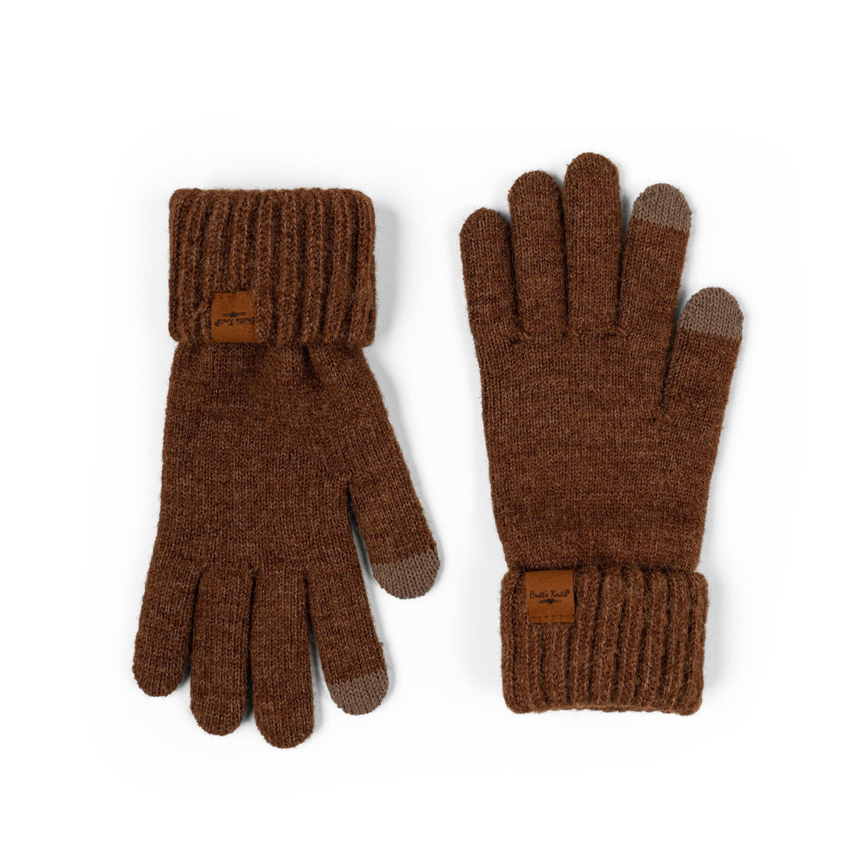 Adult Knit Gloves With Tech Finger