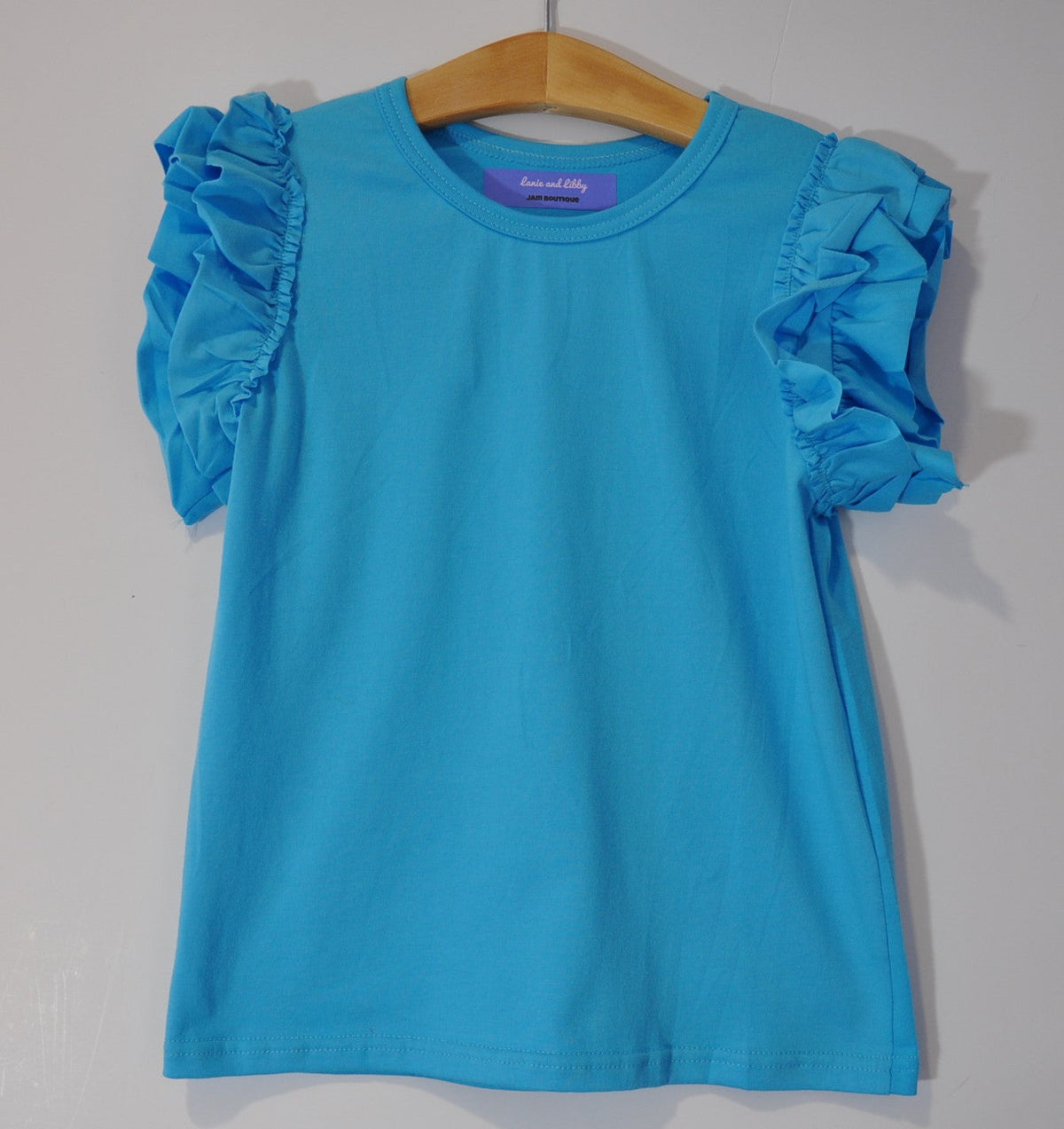 Lanie & Libby Girl's Solid S/S Tops
