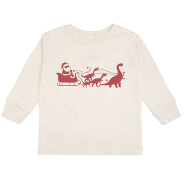 Santa Dino Sleight L/S T-Shirt