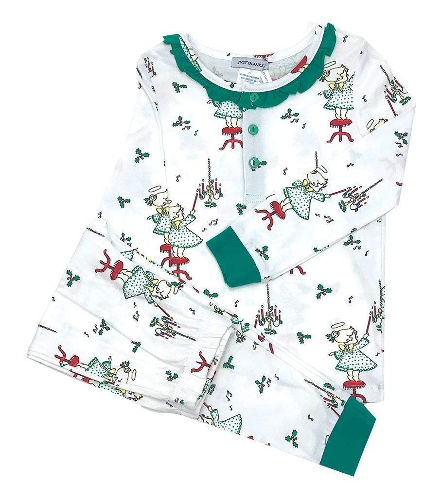 Children's Vintage Printed Christmas Pj's
