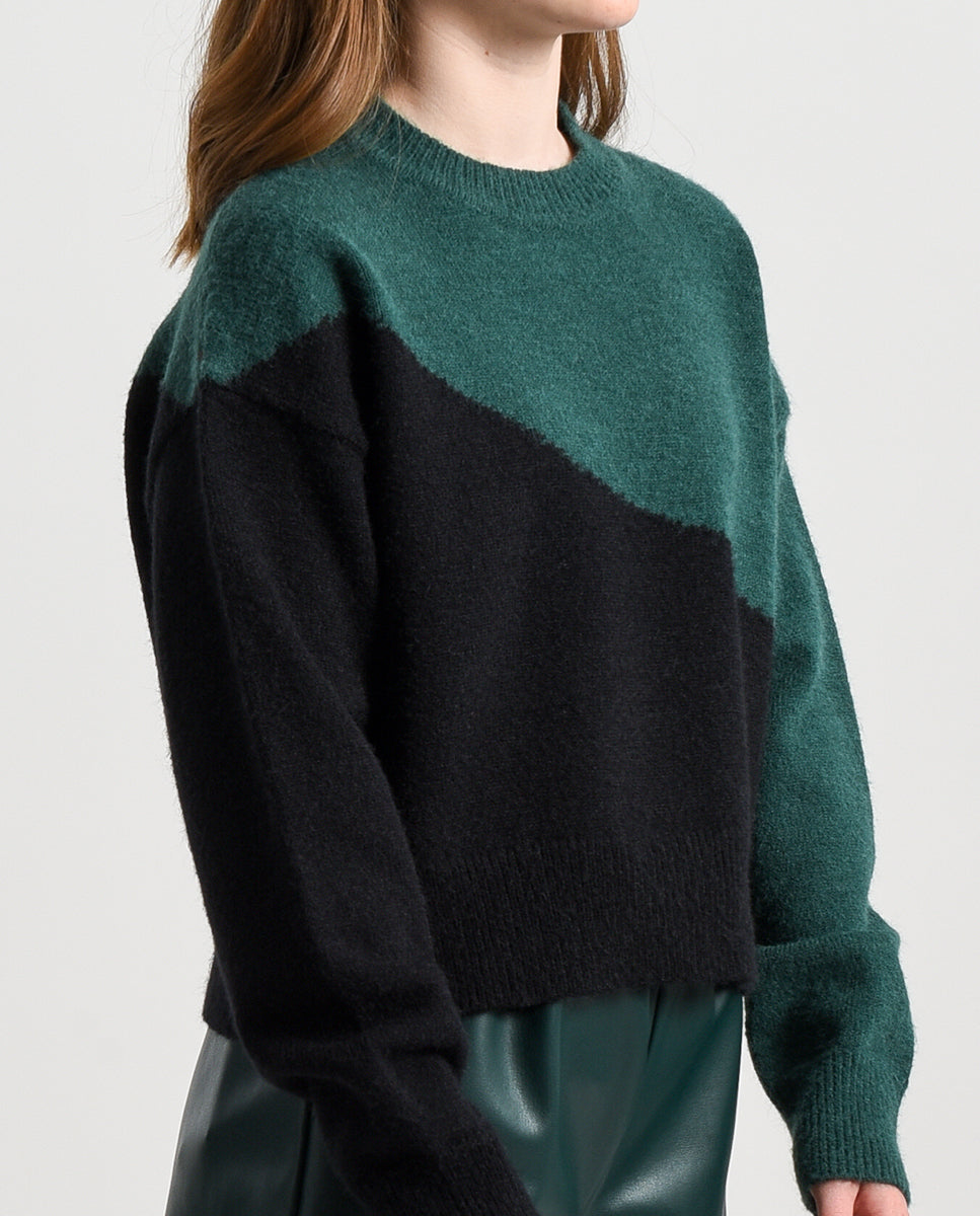 Jr Color Blocked Sweater