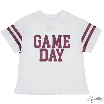 Game Day Glitter Box S/S T-Shirt