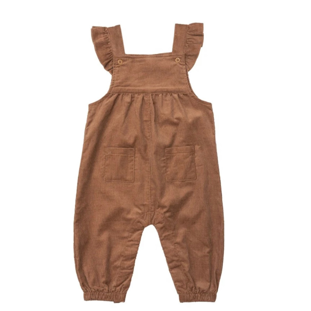 Baby & Toddler Ruffled Overalls