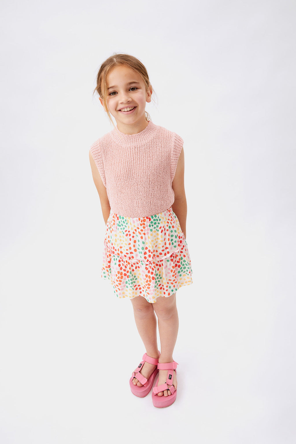 Multi Color Dot Skirt