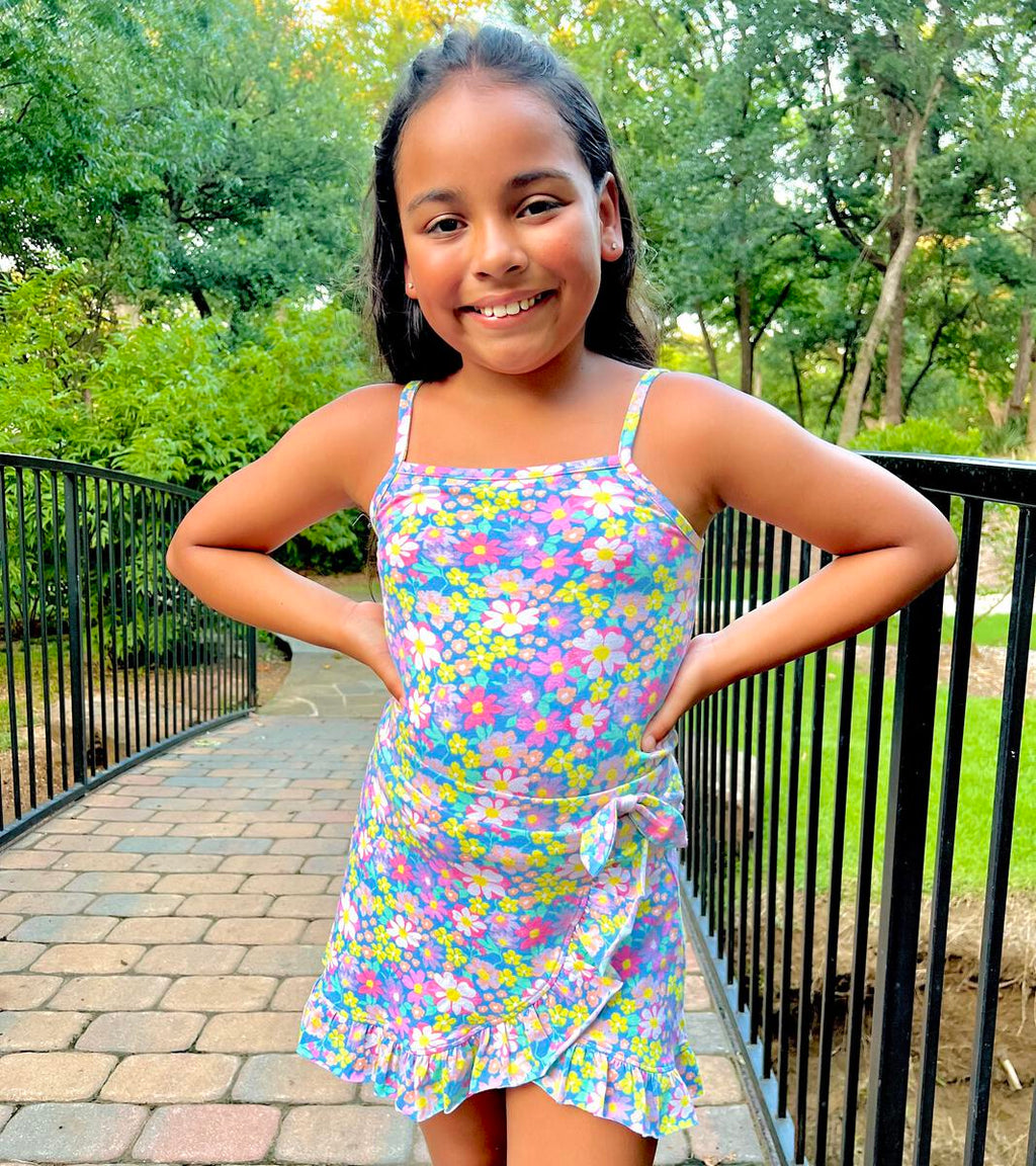 Junior Floral All-Over Printed Tank