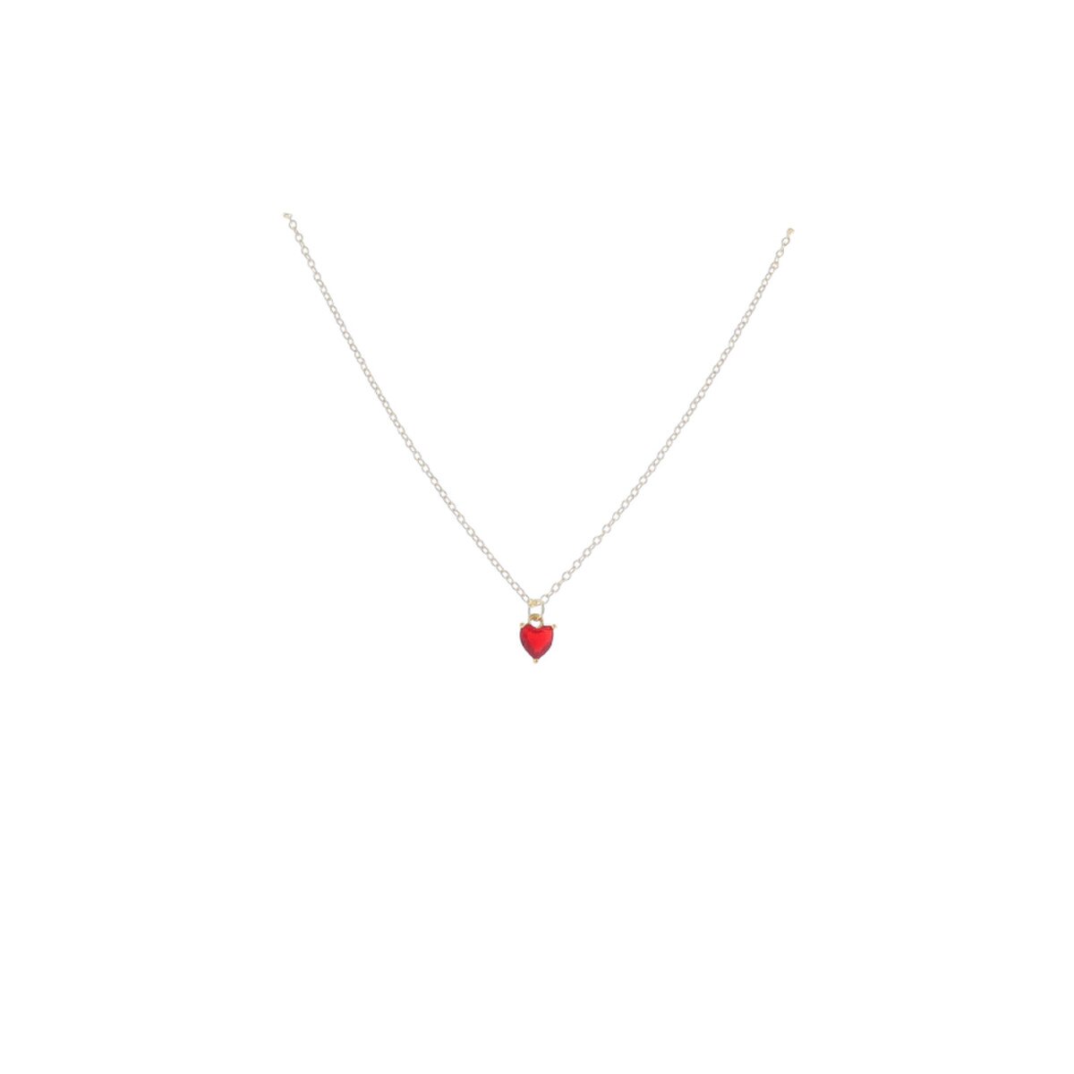 16" 18K Gold Plated Birthstone Necklace