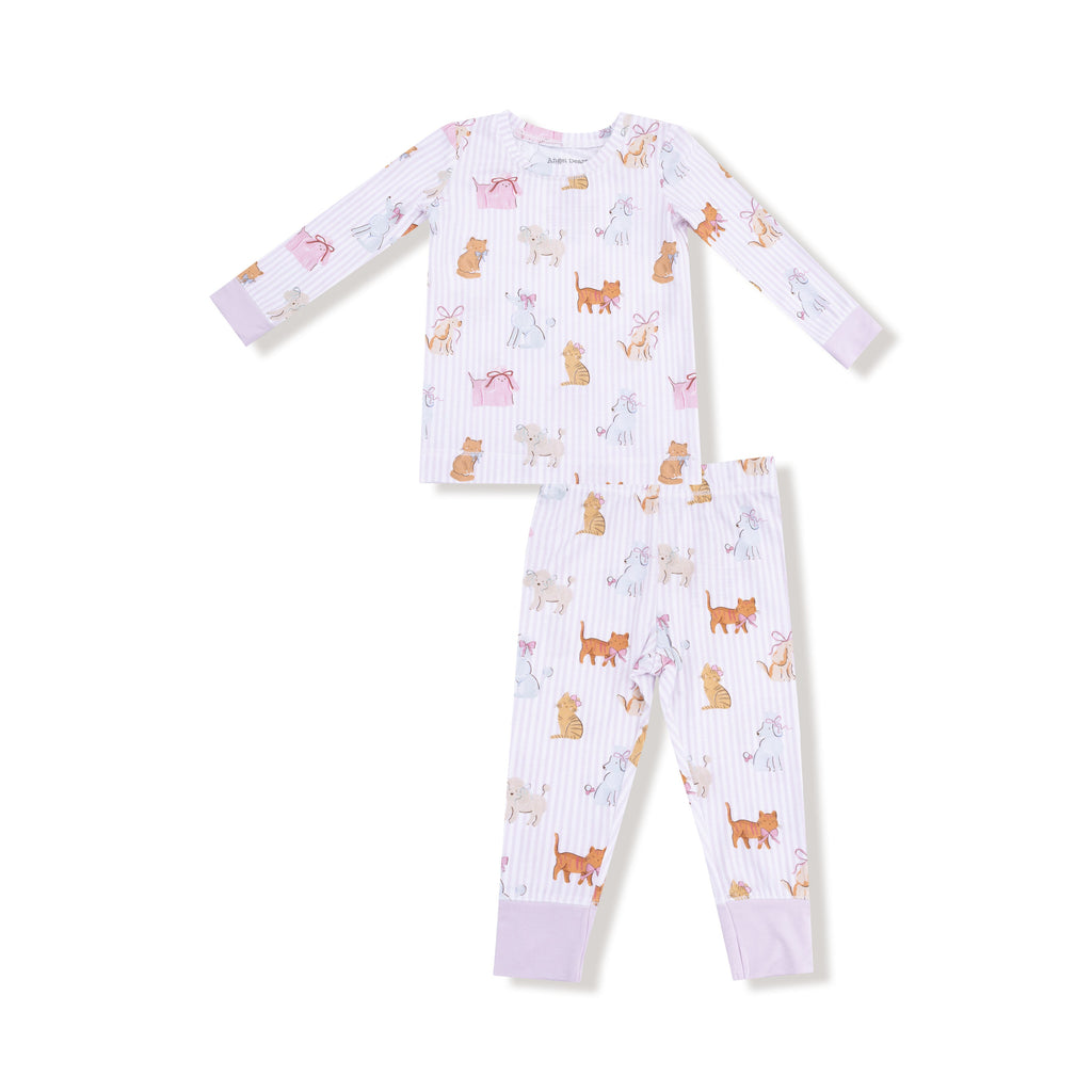 Girl 2pc Bamboo L/S Pj's