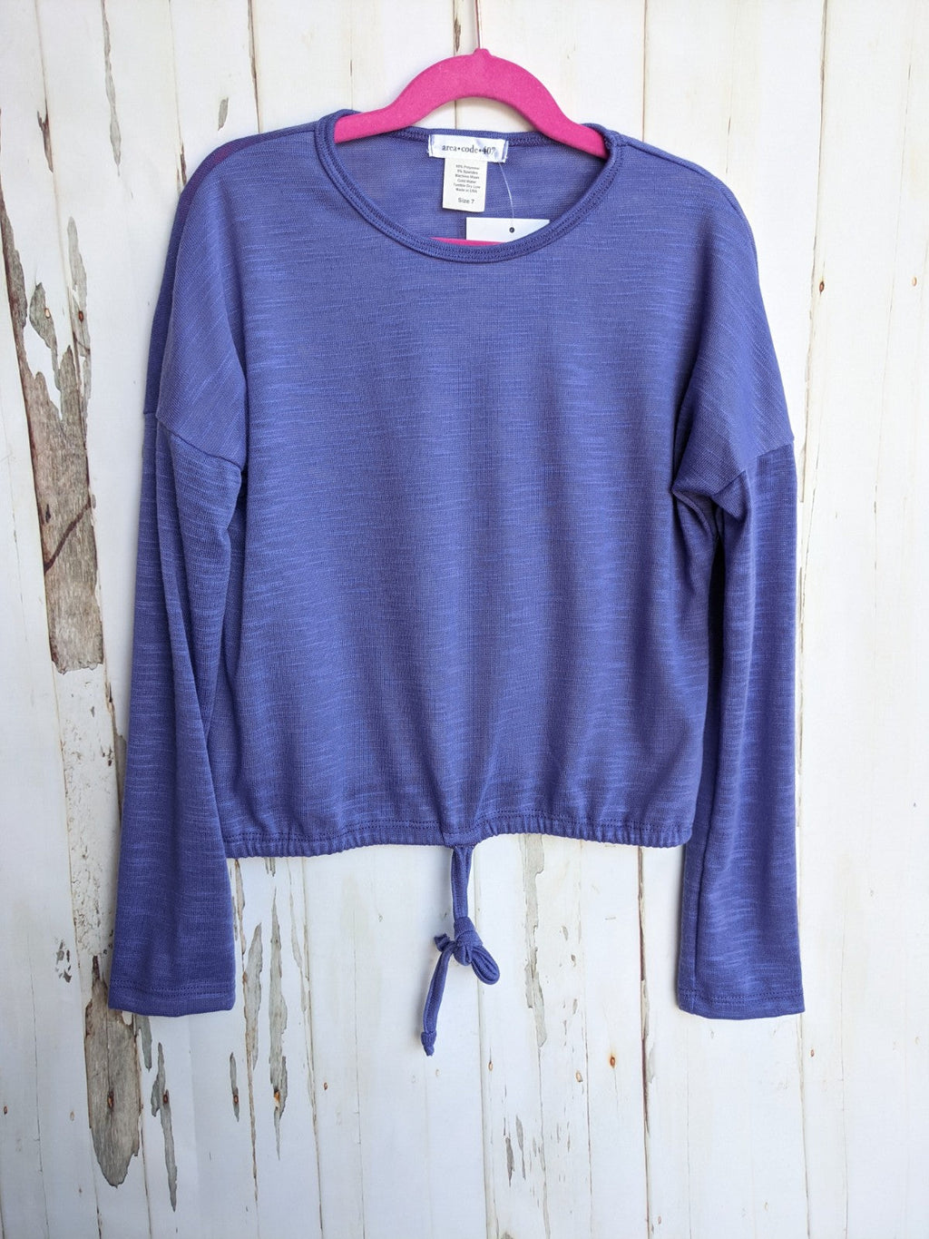 Junior Long Sleeve Lite Knit Top