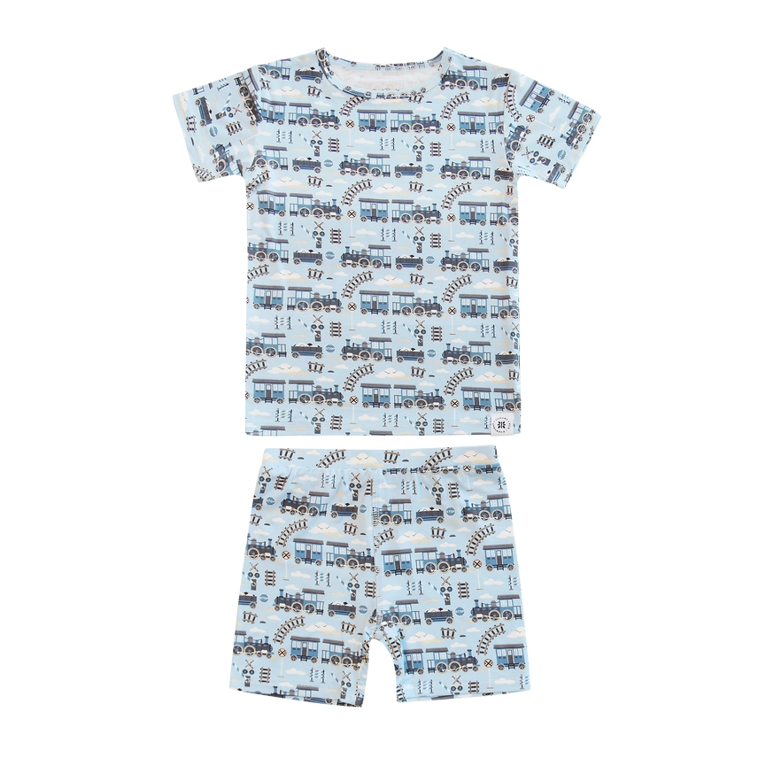 Boy Short Sleeve 2 pc Pj's