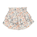 Girls Tiered Floral Skort