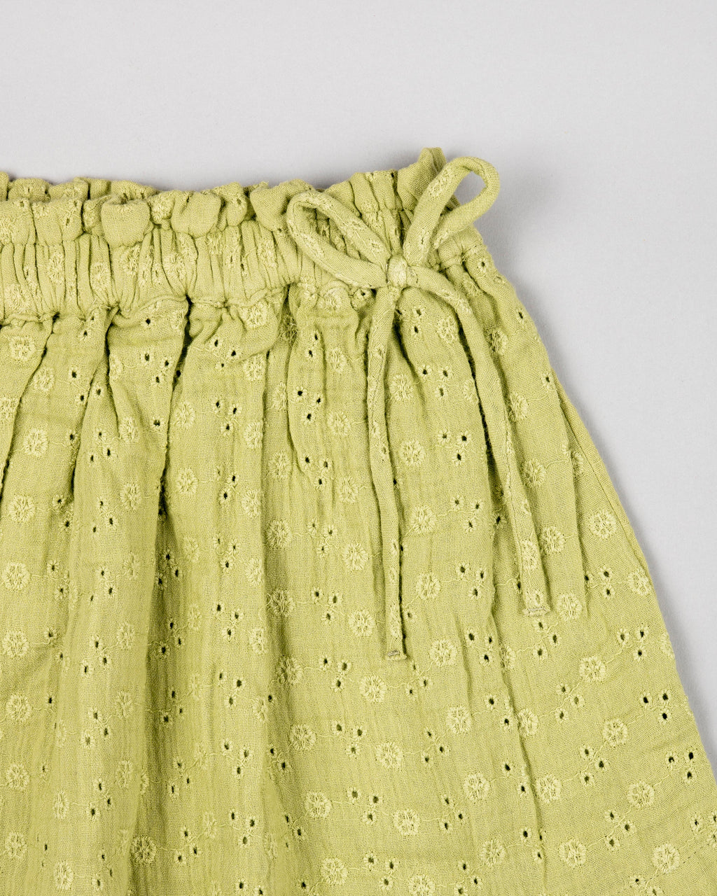Eyelet Cotton Skirt