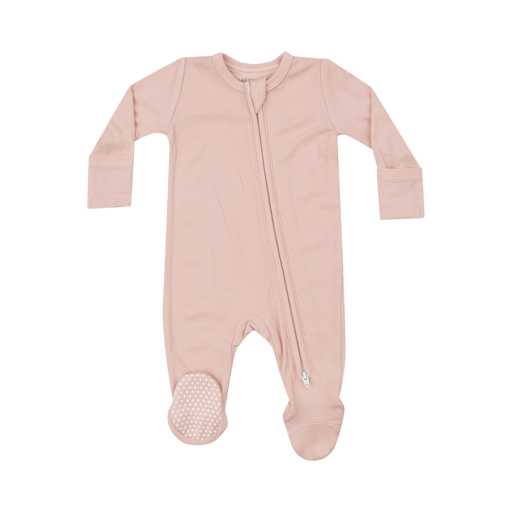 Solids Basic Zipper Footie Pj