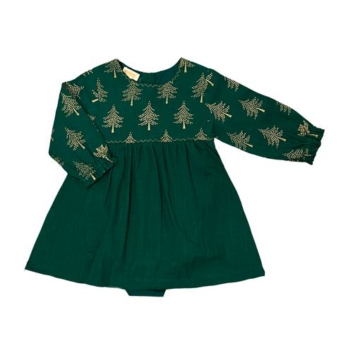 Amber L/S Tree Dress w/Bloomer