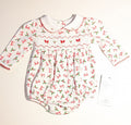 Classic Smocked Collared L/S Bubble