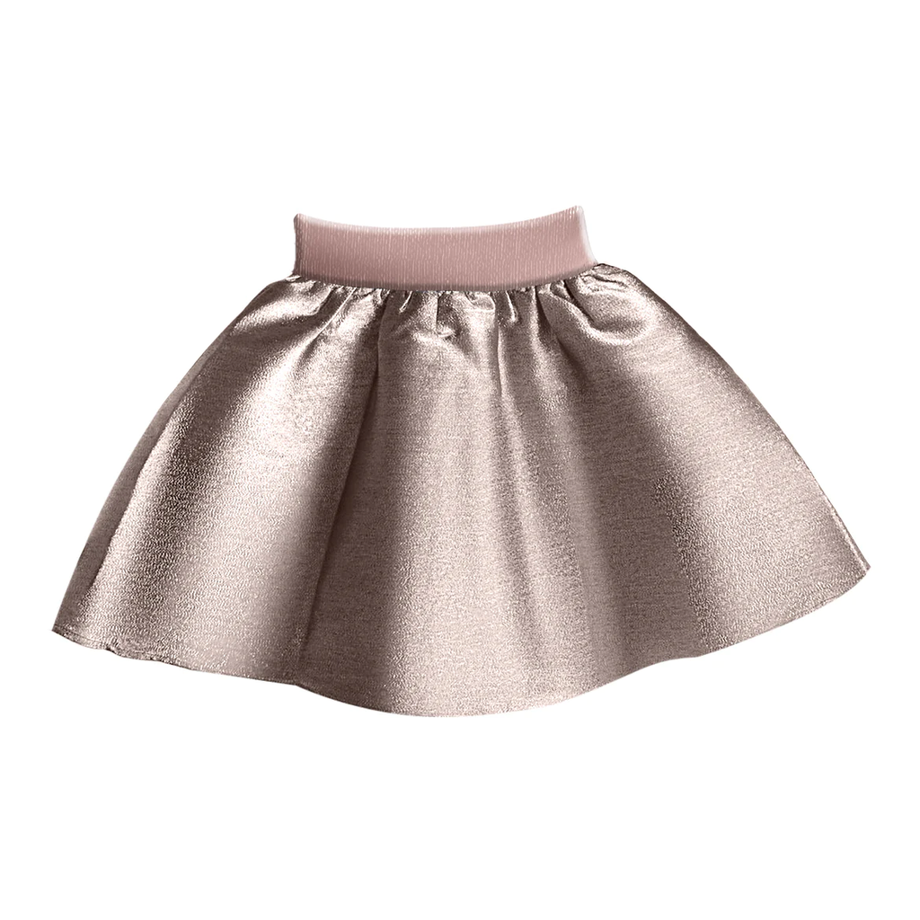 Junior Metallic Gathered Skirt