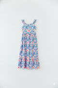Watercolor Floral Tiered Maxi Dress