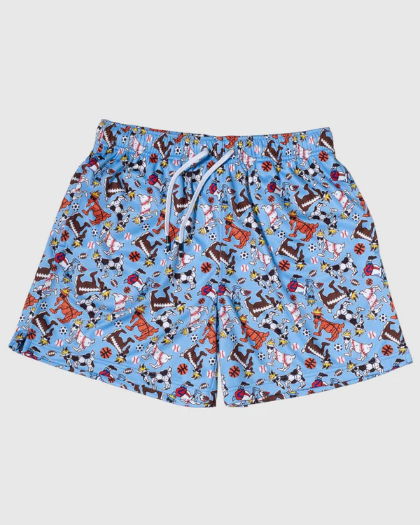 Boy's  GOAT Sports Print Shorts