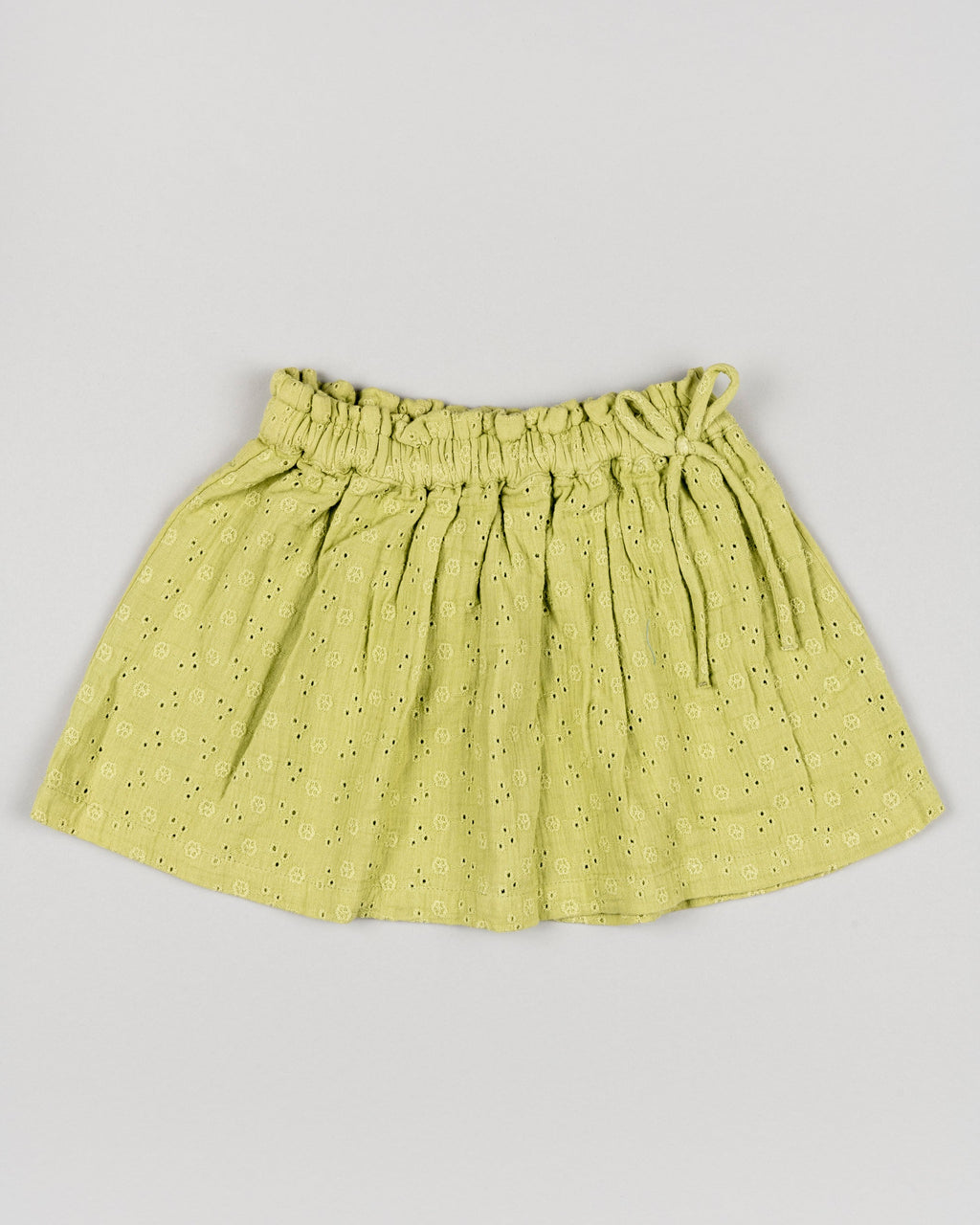Eyelet Cotton Skirt