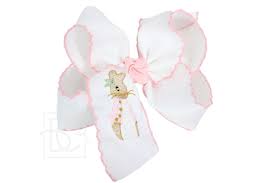 Easter Embroidered Bows