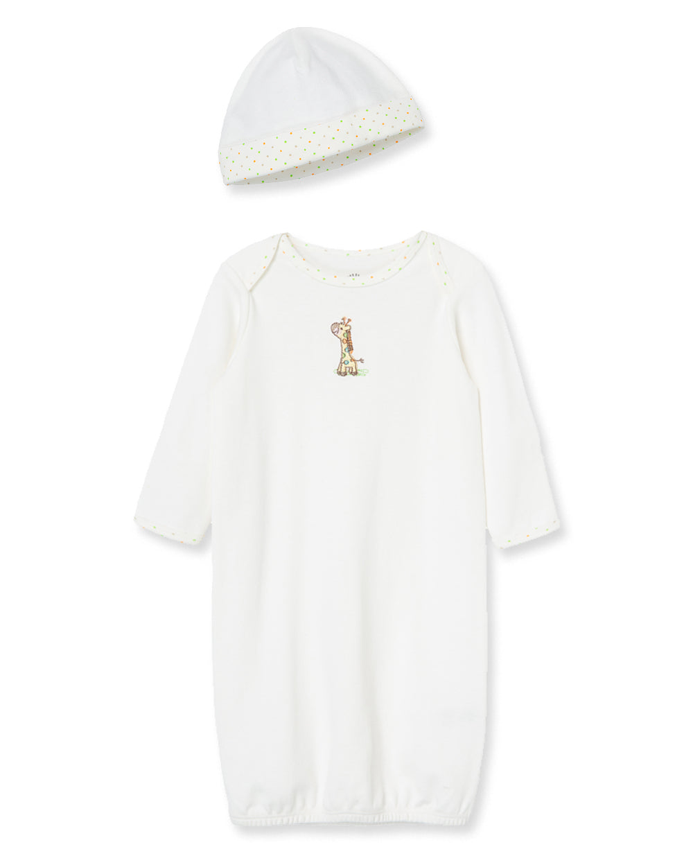 Baby Gown & Cap Set