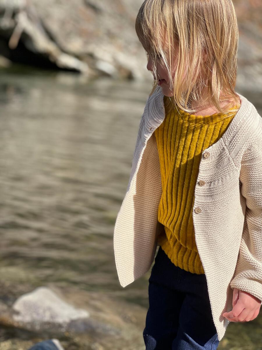 Girl L/S Cardigan Sweater