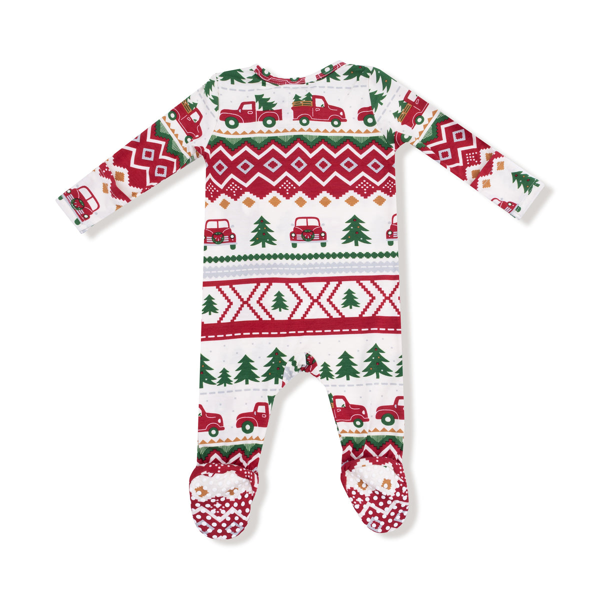 Baby Bamboo Christmas Footie PJ
