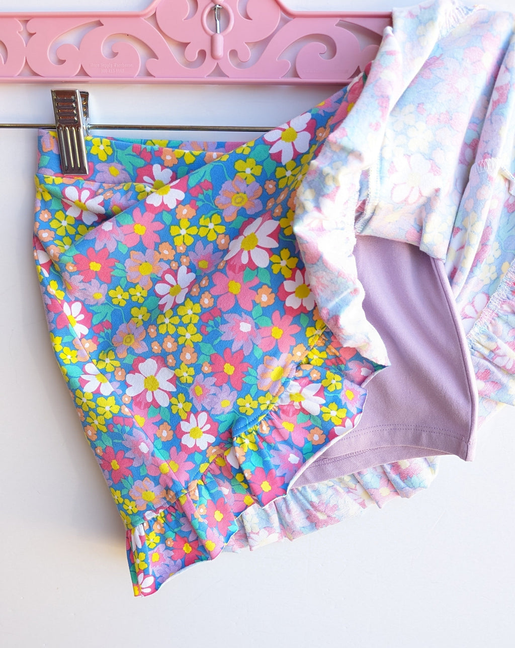 Junior All-Over Printed Floral Skort