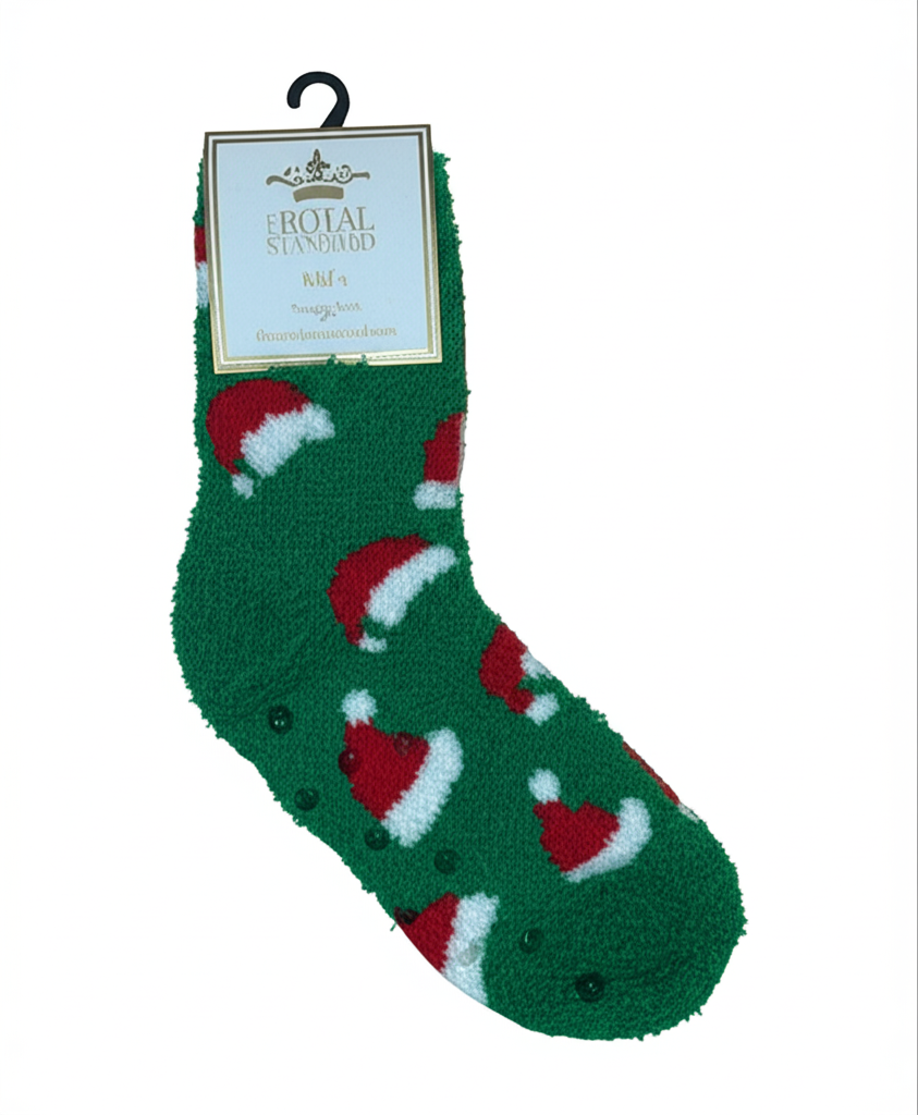 Kid's Holiday Santa Hat Socks